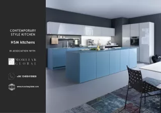 Contemporary Style Kitchen HSM Kitchens in Association with Morefar Global