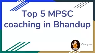 Best MPSC coaching in Bhandup