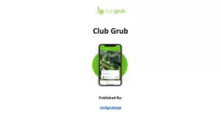 Club Grub