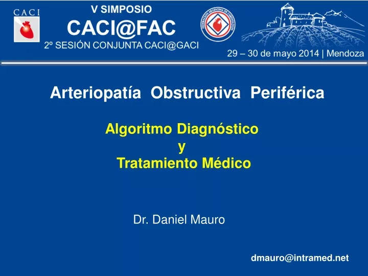 arteriopat a obstructiva perif rica