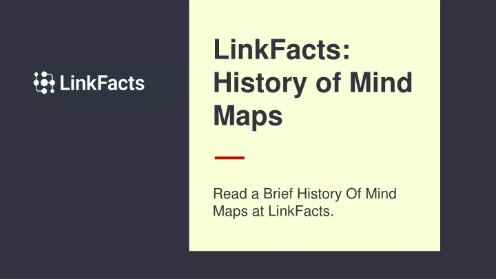 linkfacts history of mind maps