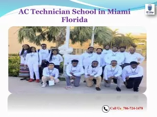 AC Technician School in Miami Florida