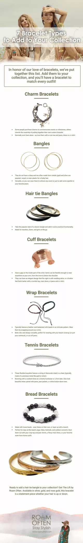7 Bracelet Types to Add to Your Collection