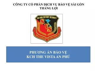 PHƯƠNG ÁN KCH THE VISTA