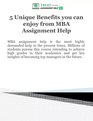 5 unique benefits you can enjoy from