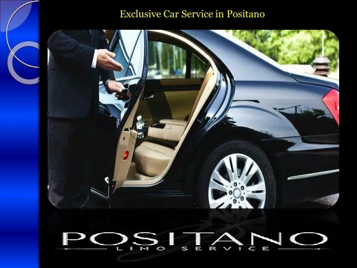 exclusive car service in positano