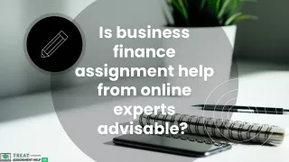 is business finance assignment help from online