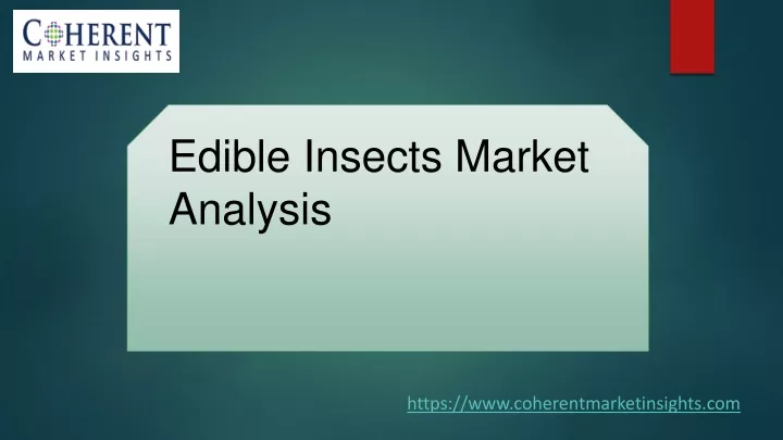 edible insects market analysis