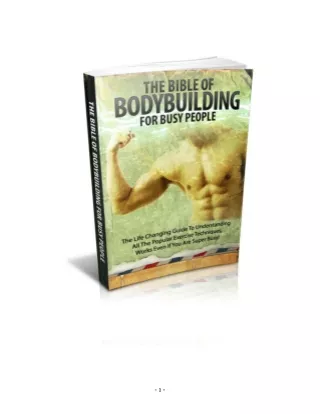 The Bible of Bodybuilding