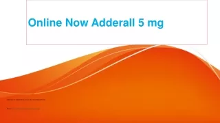 Adderall 5 mg