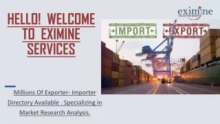 Import Export India Data - US Import Data, Export Data, Export Import Data