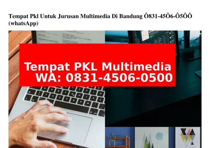 tempat pkl untuk jurusan multimedia di bandung