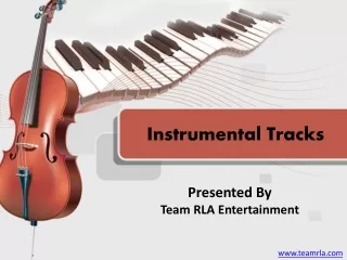 Instrumental Tracks for Personal and Commercial use