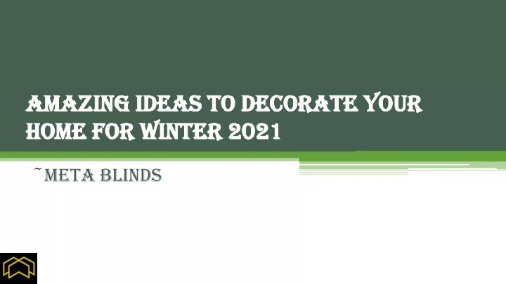 amazing ideas to decorate your home for winter 2021