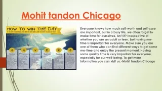 Mohit tandon Chicago