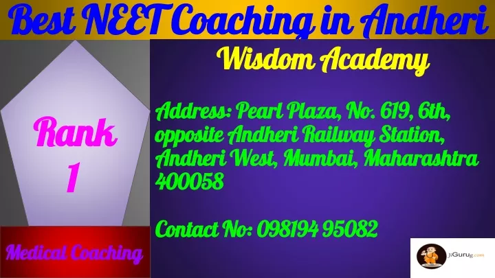 best neet coaching in andheri