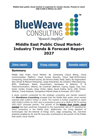 middle east public cloud market is expected