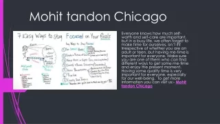 Mohit tandon Chicago