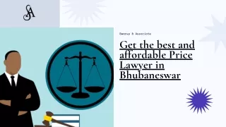 Get the best and affordable Price Lawyer in Bhubaneswar
