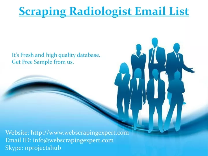 scraping radiologist email list