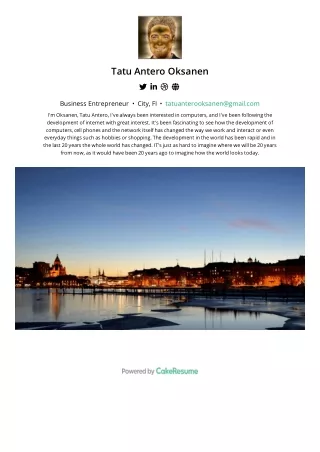 Tatu Antero Oksanen
