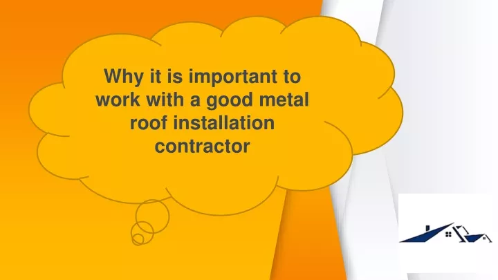 why it is important to work with a good metal