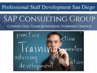 Professional Staff Development San Diego