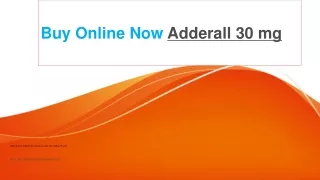 Adderall 30 mg