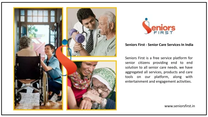 seniors first senior care services in india