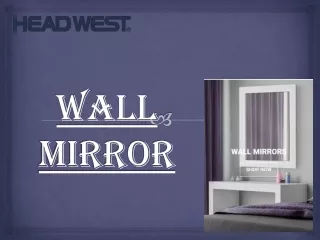 Head west Wall Mirror