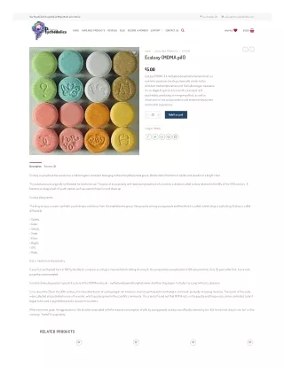 Order Ecstasy Mdma Psychoactive Drug Online - Prime Psychedelics