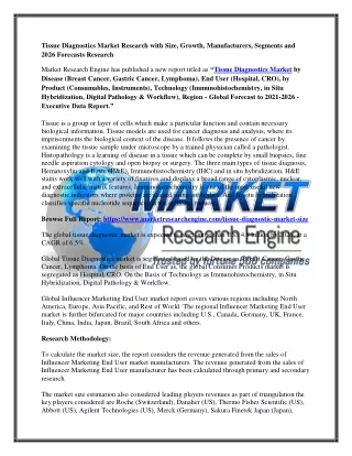 tissue diagnostics market research with size