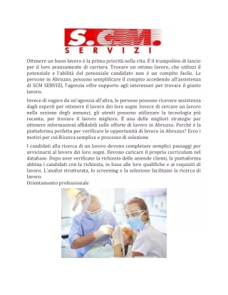 Corsi di formazione gratuiti Abruzzo  Agenzialavoroscm.it