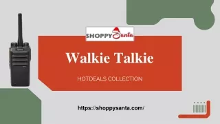 Walkie Talkies Online at ShoppySanta
