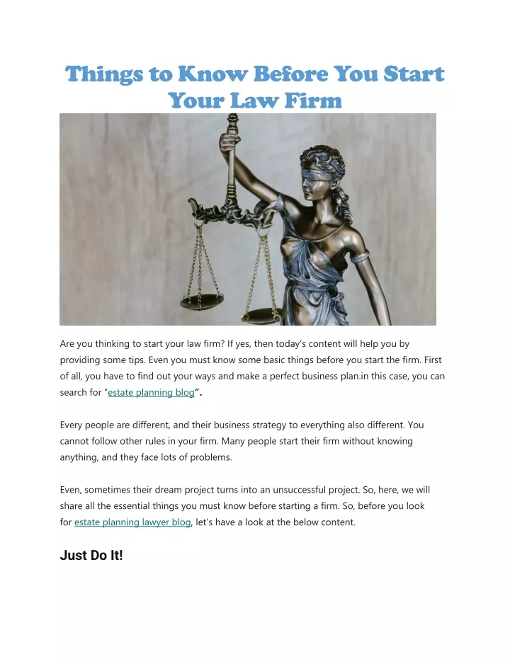 things to know before you start your law firm