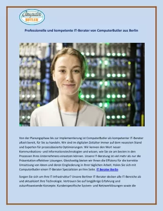 professionelle und kompetente it berater