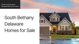 South Bethany Delaware Homes for Sale - Jeffrey Fowler Group