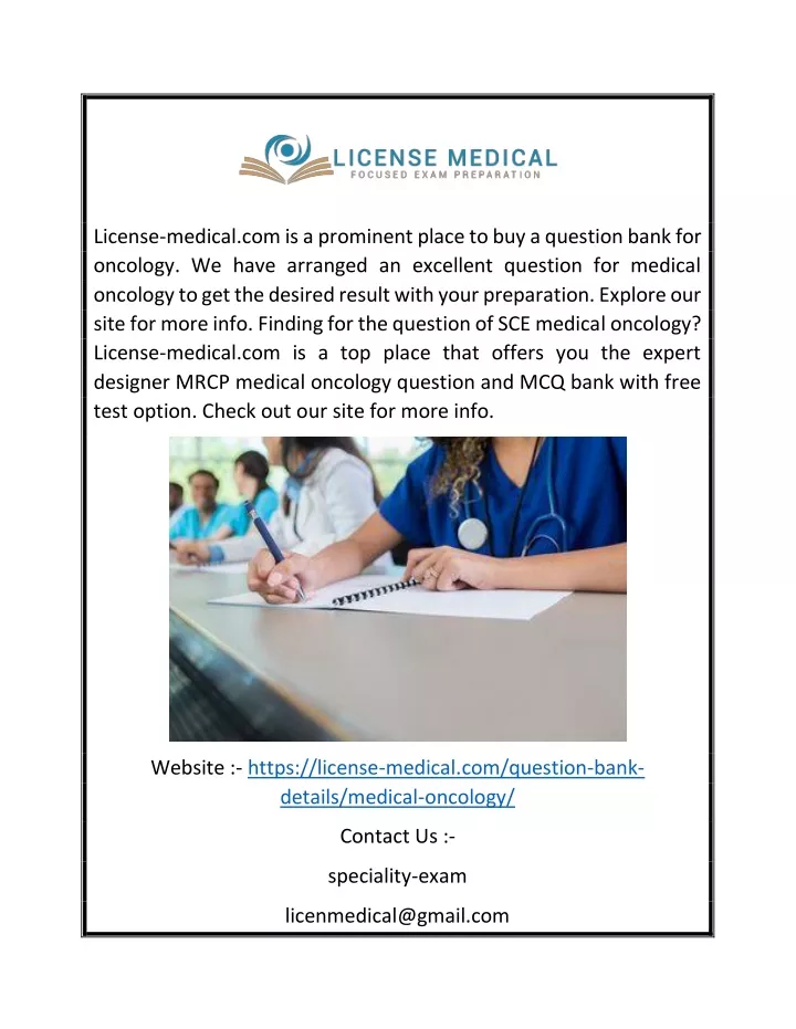 license medical com is a prominent place