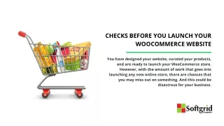 Checks before you launch your WooCommerce website