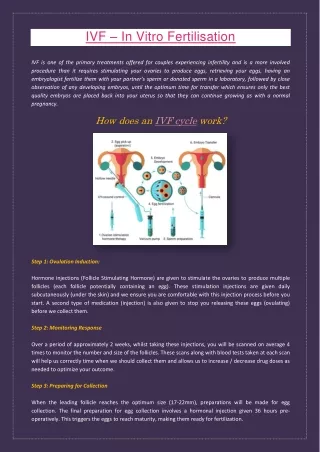 ivf in vitro fertilisation