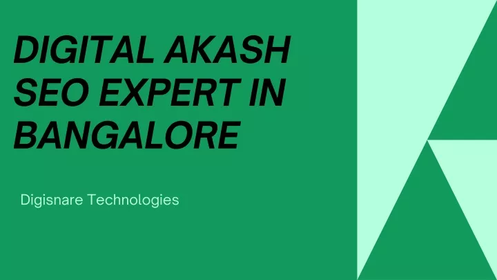 digital akash seo expert in bangalore