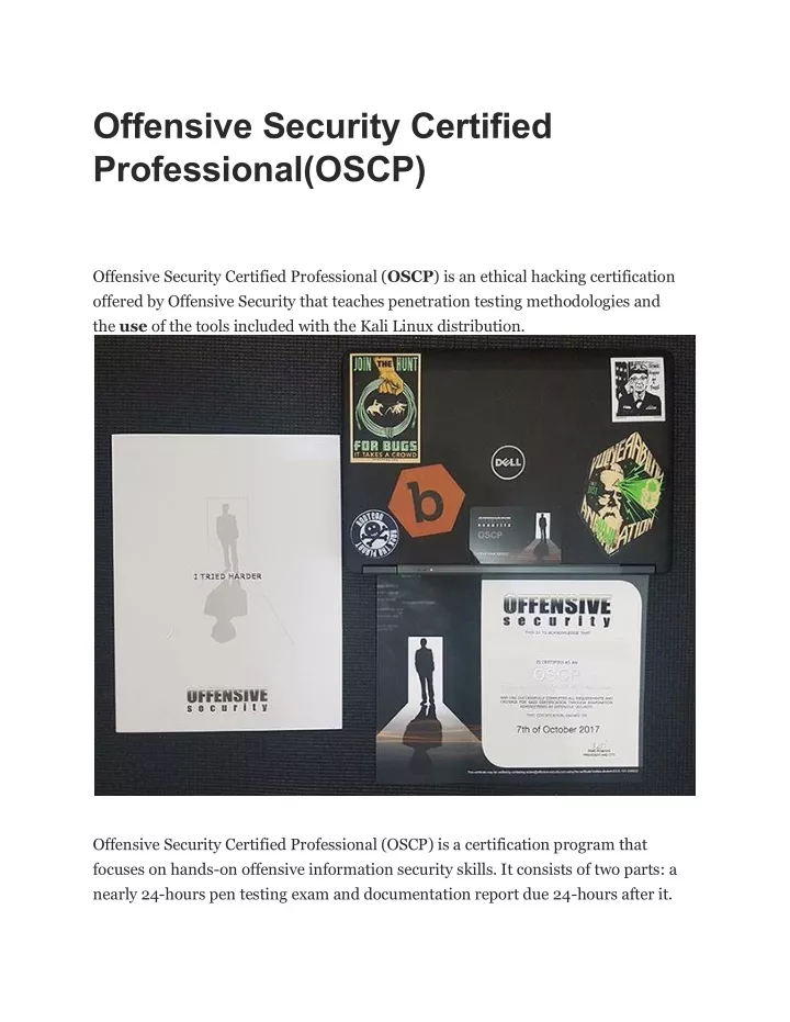 offensive security certified professional oscp