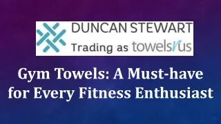 Gym Towels: A Must-have for Every Fitness Enthusiast
