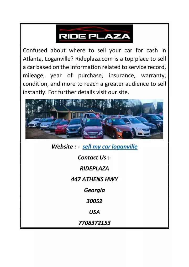 confused about where to sell your car for cash