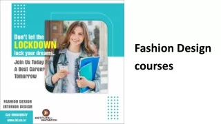Fashion Design courses in Hyderabad