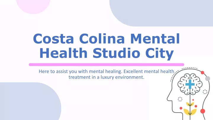 costa colina mental health studio city