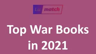 Top War Books in 2021