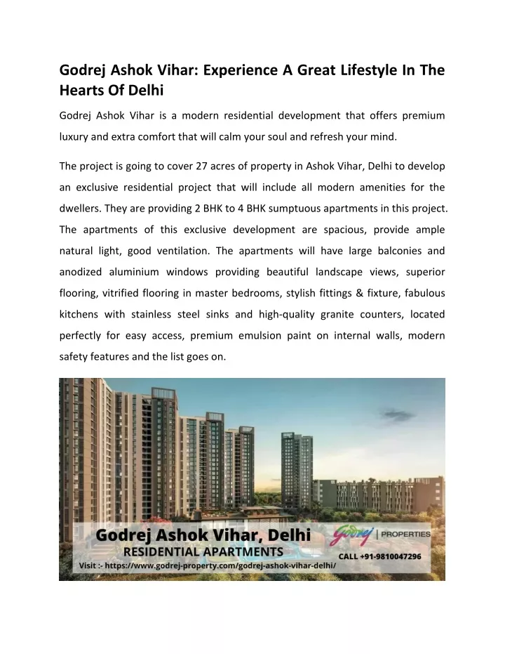 godrej ashok vihar experience a great lifestyle