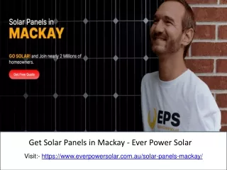 Get Solar Panels in Mackay