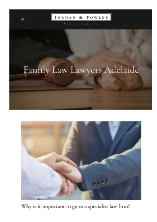 Family law lawyers Adelaide